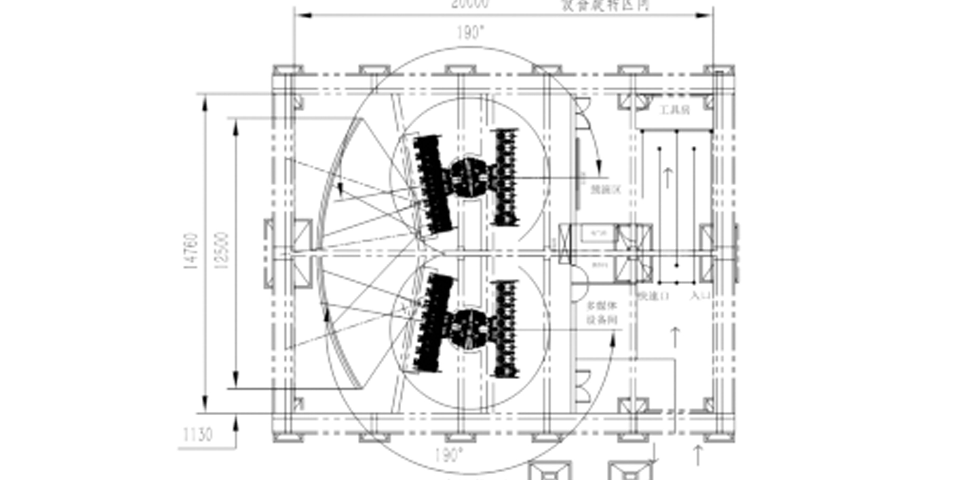 旋转飞翔（单排单列）